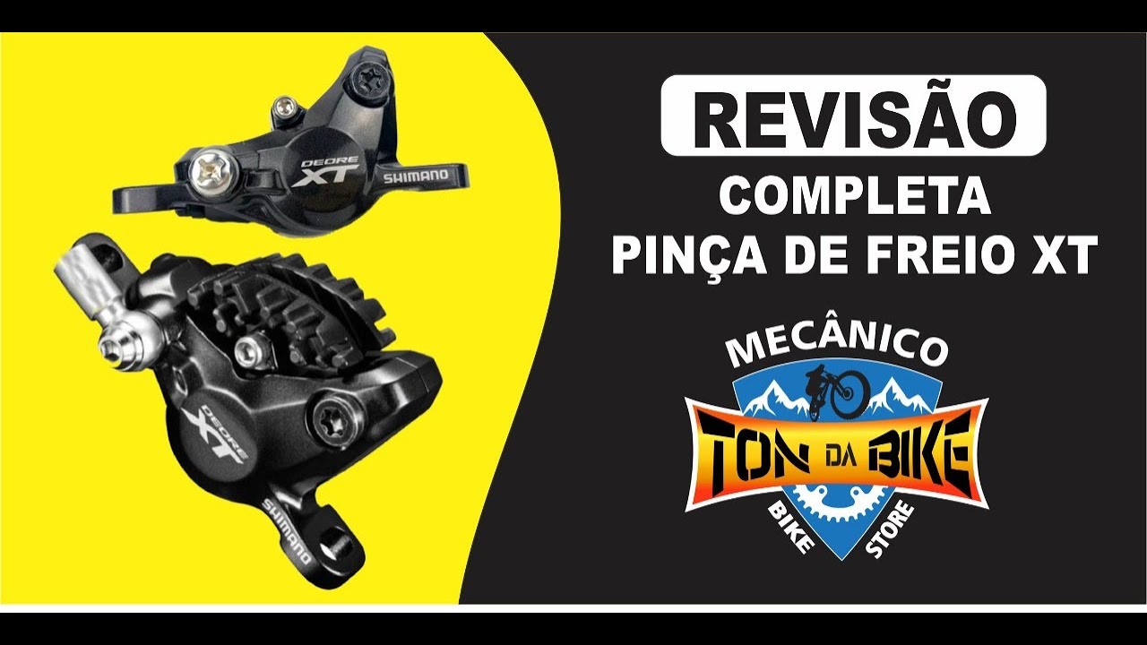 EM DETALHES - Revisão completa pinça de freio XT.