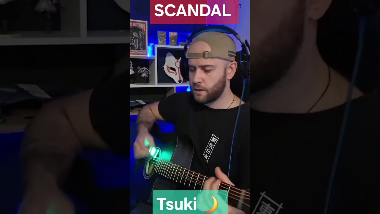 SCANDAL Tsuki 🌙  #cover #jrock #guitar #japaneserock #guitarcover #japaneserockband