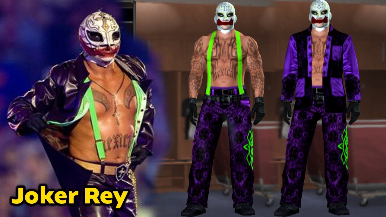 Rey Mysterio Joker Attire Survival Series | How to create a wrestler PS2 Svr2011 CAW Formula