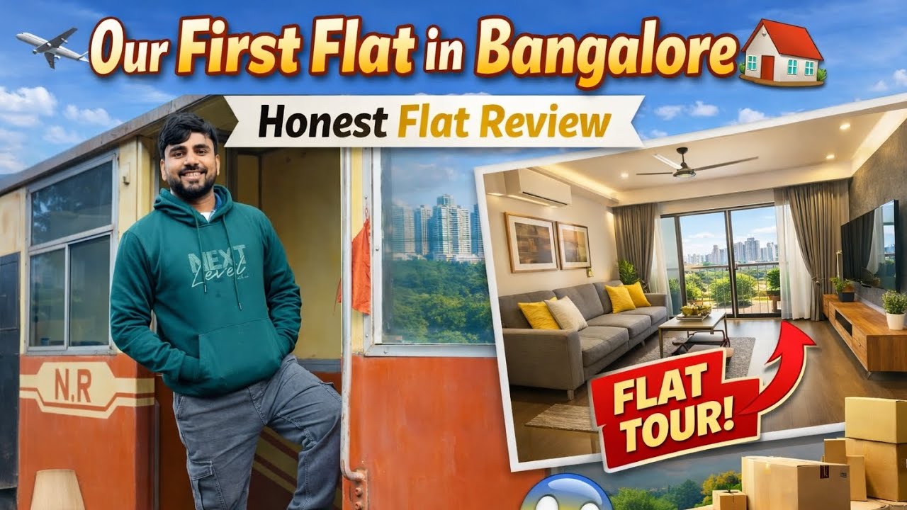 flat in Bangalore 🏡 | Honest Flat Review #viral #flat #bangalore #trending #review #luxury #life 