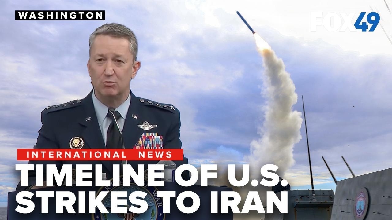 US military officials give full timeline of strikes against Iran