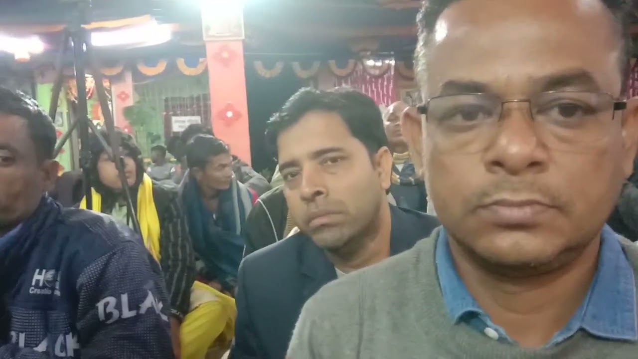 চলিতেছে একনাম কির্তন, ২৬,১১,২০২৫ ইং,হেউলিবুনিয়া রাধা গোবিন্দ মন্দিরে। 