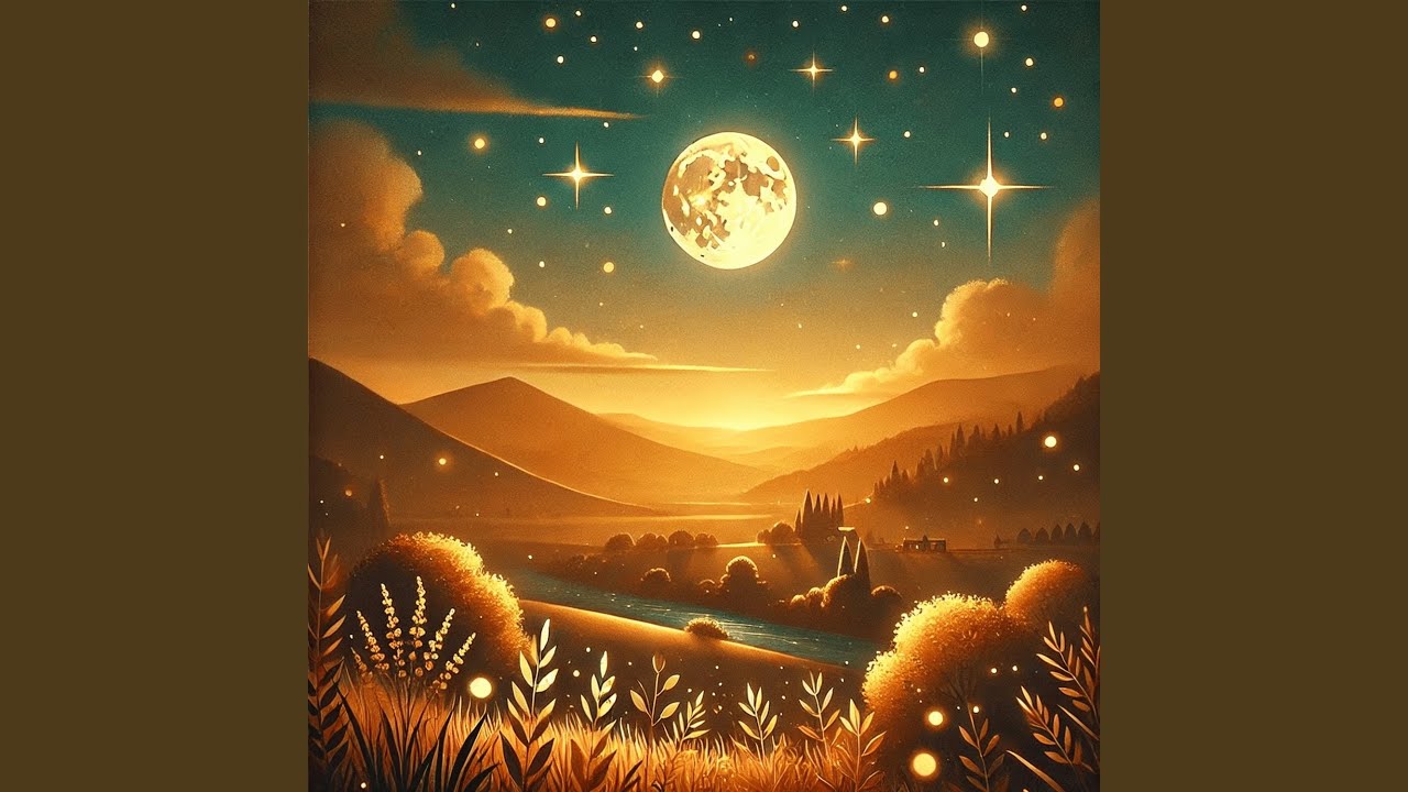 Moon and stars