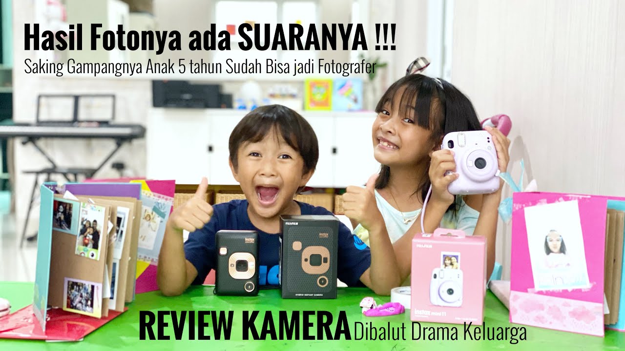 DRAMA Anak Baik Dapat Rejeki | Unboxing & Review Instax Mini 11 dan Mini Liplay