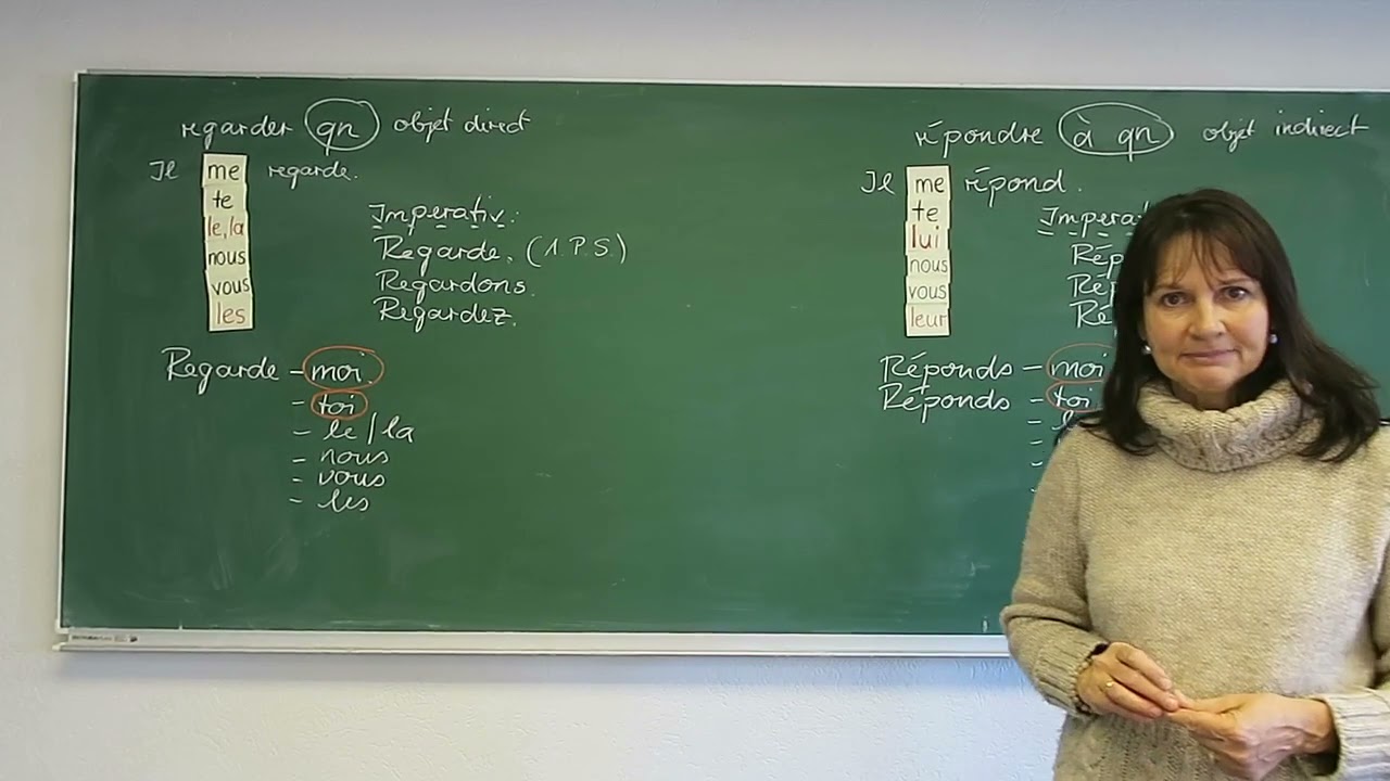 Klasse 9 - Unité 1 Imperativ mit Pronomen - 04/11 - Französisch Grammatik
