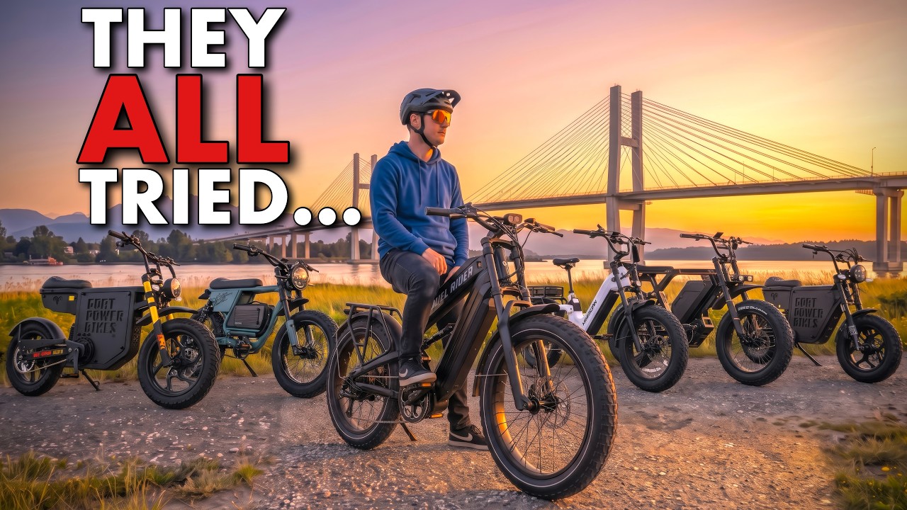 Самые БЫСТРЫЕ электровелосипеды в мире против Ariel Rider Mud!
