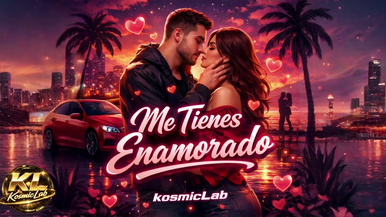 KosmicLab - Me tienes enamorado (Synthwave)