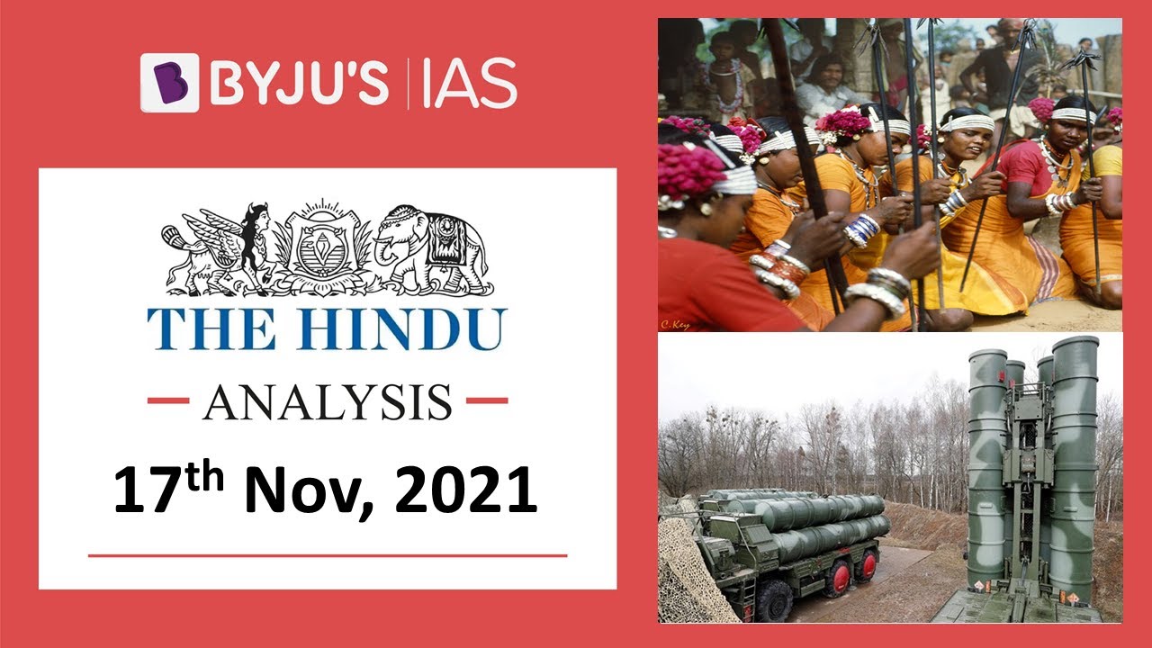 The Hindu' Analysis for 17th November, 2021. (Current Affairs for UPSC/IAS)