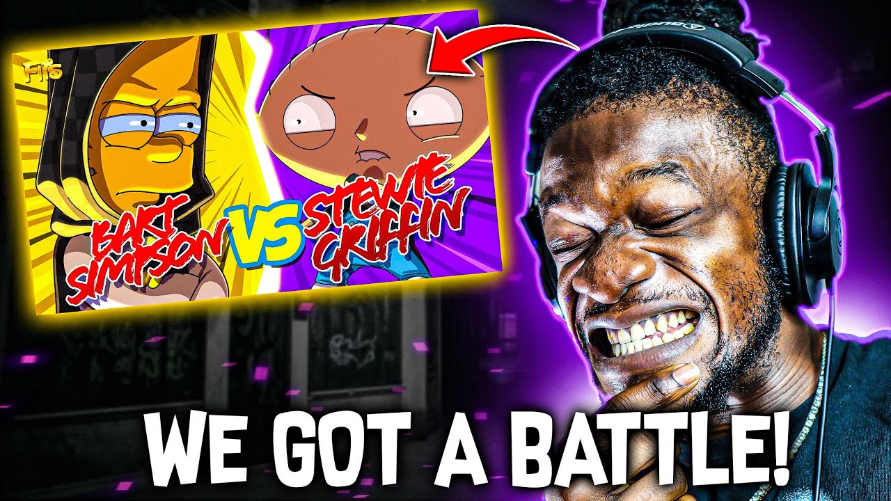 BART & STEWIE RAP BATTLE?! | Bart Simpson vs Stewie Griffin - Shellers Rap Battle | FITS (REACTION)