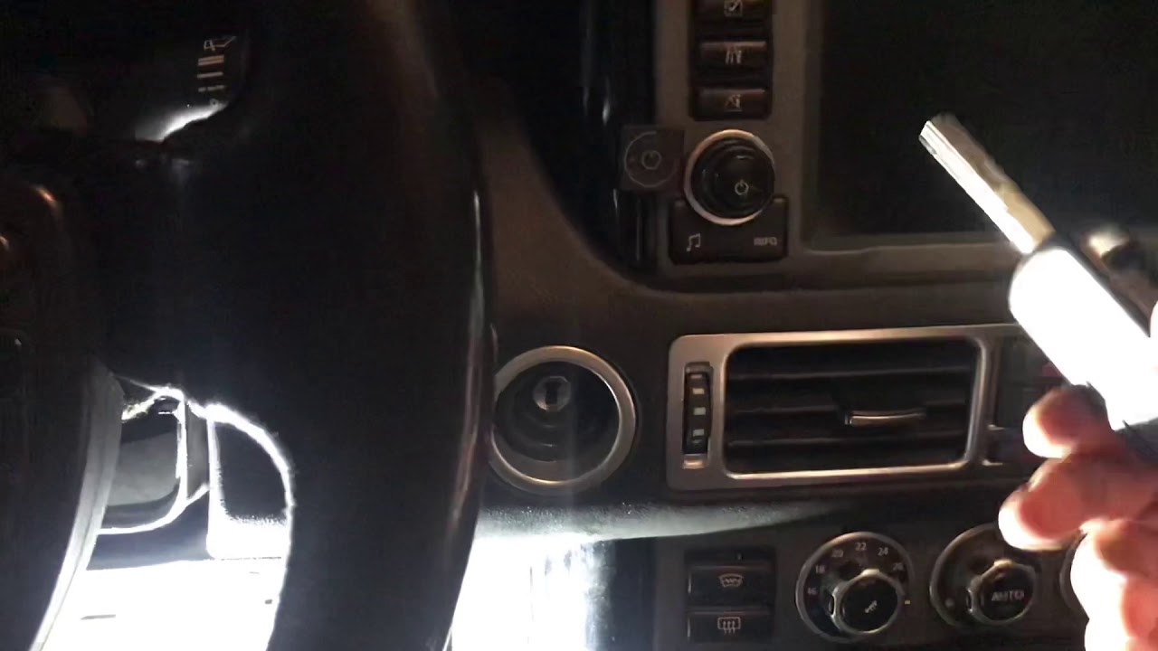 Не поворачивается ключ в замке зажигания. Range Rover L322