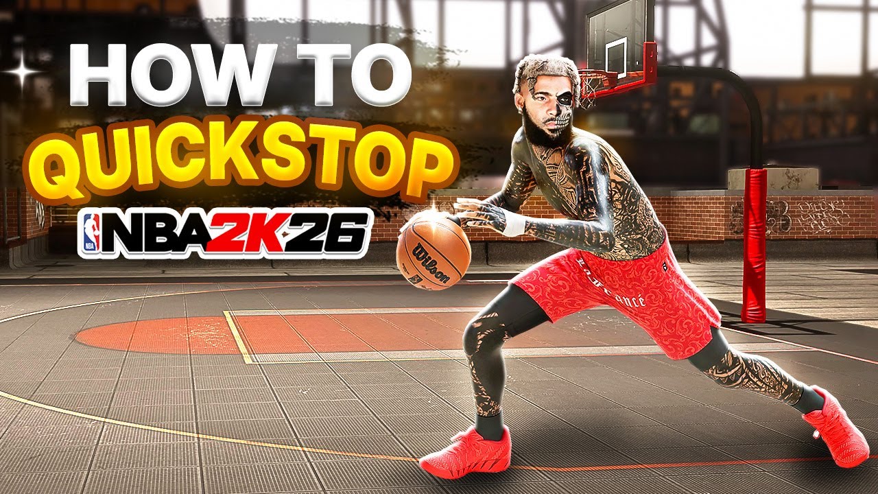 Как быстро остановиться, как профессионал, в NBA 2K26 😳💥 (САМОЕ БЫСТРОЕ обучение по достижению пи...