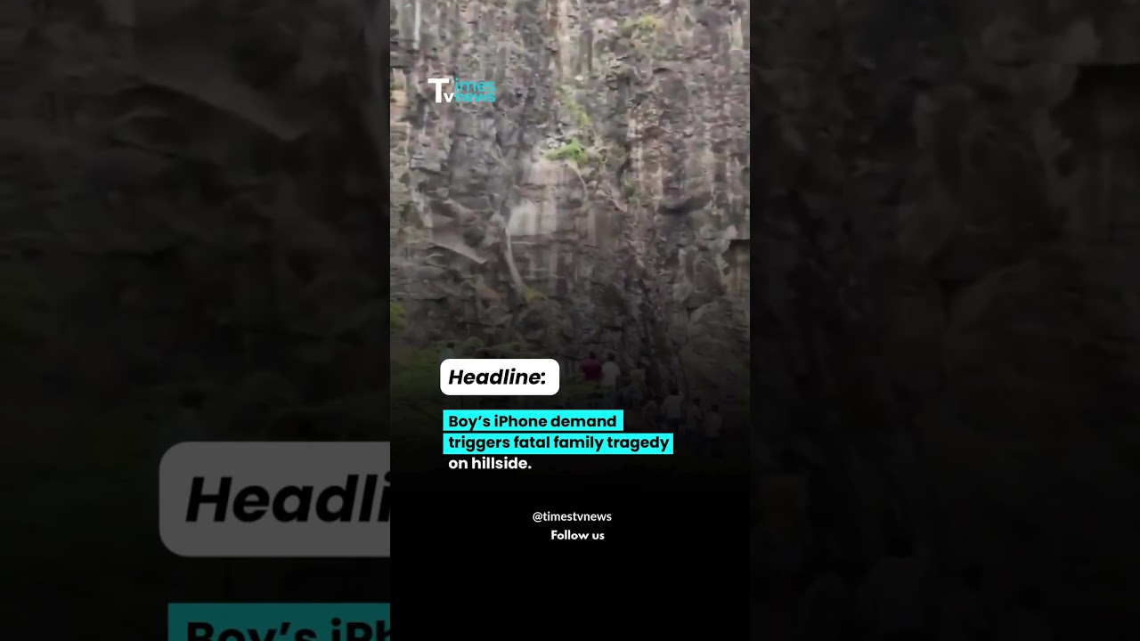 Boy&rsquo;s iphone demand triggers fatal family tragedy on hillside.#shorts #trending #tragedy