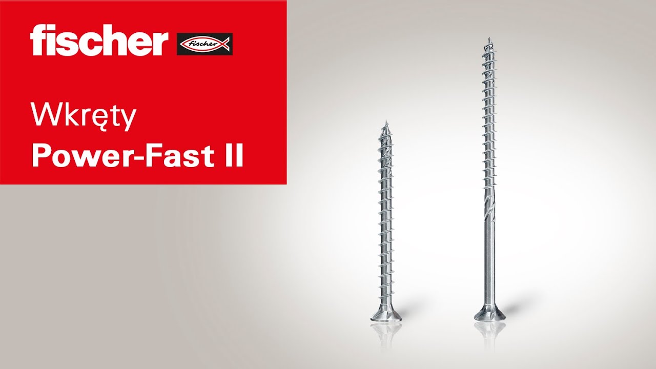 fischer Power-Fast II - wkręty do płyt wiórowych