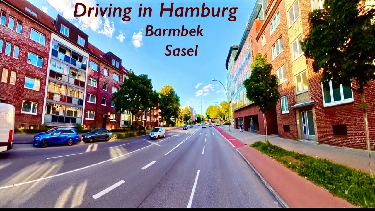 DRIVING IN HAMBURG*[Barmbek ➡️ Sasel]**[4K]*