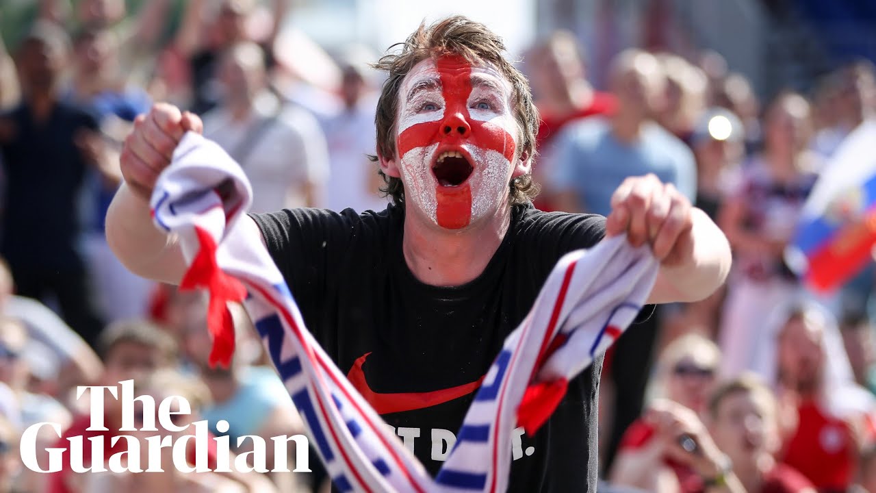 England fans celebrate 6-1 World Cup win over Panama