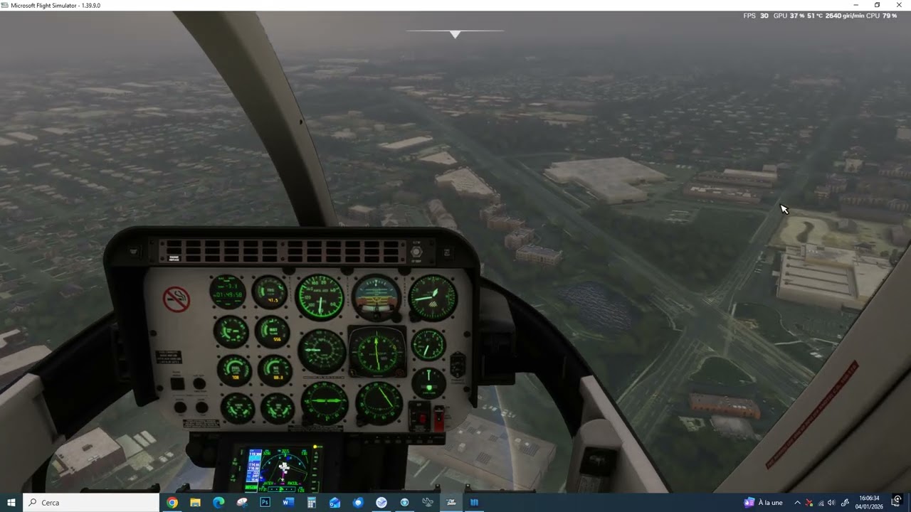 MSFS Bell 407 RNAV Aproach into Long Island MacArthur Airport KISP RNAV 33L