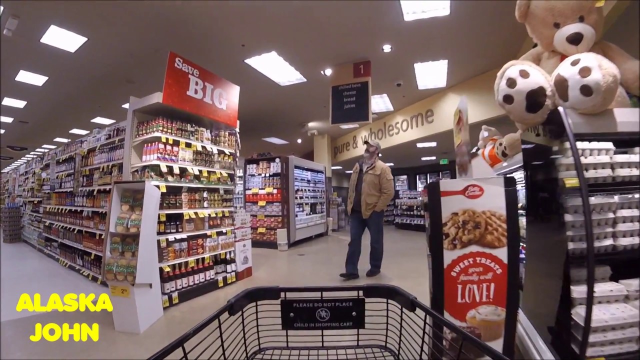 ALASKA SHOPPING - Carrs Safeway Grocery Store - December 17th 2016