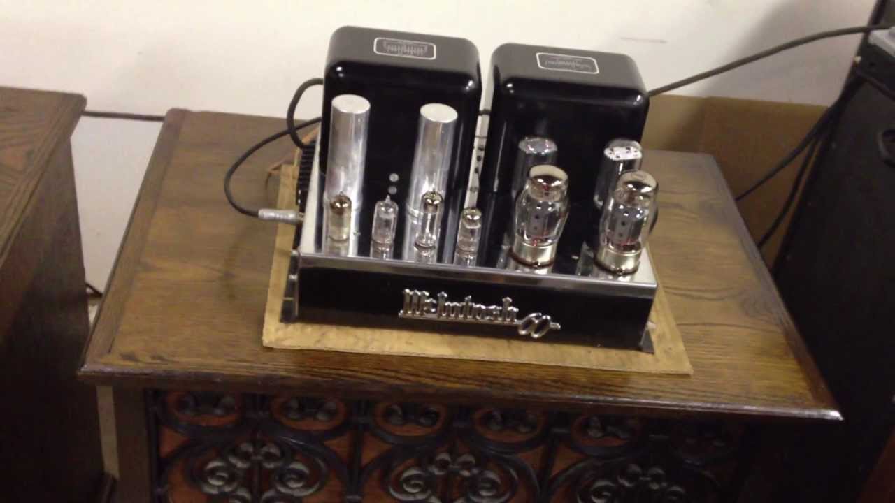 MCINTOSH MC 60 MONOBLOCK TUBE AMP PAIR with ALTEC 848A FLAMENCO SPEAKERS