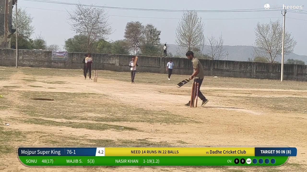 Dadhe Cricket Club vs Mojpur Super King live cricket match | Ramgarh Premier League (RPL) Season 4