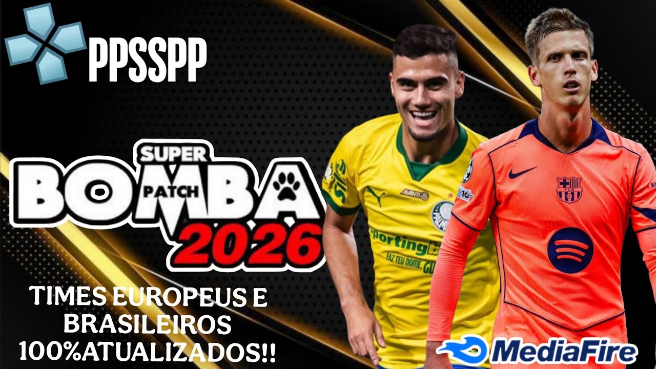 🎮 Bomba Patch Atualizado 2026 para Celular | Jogo de Futebol PPSSPP Android