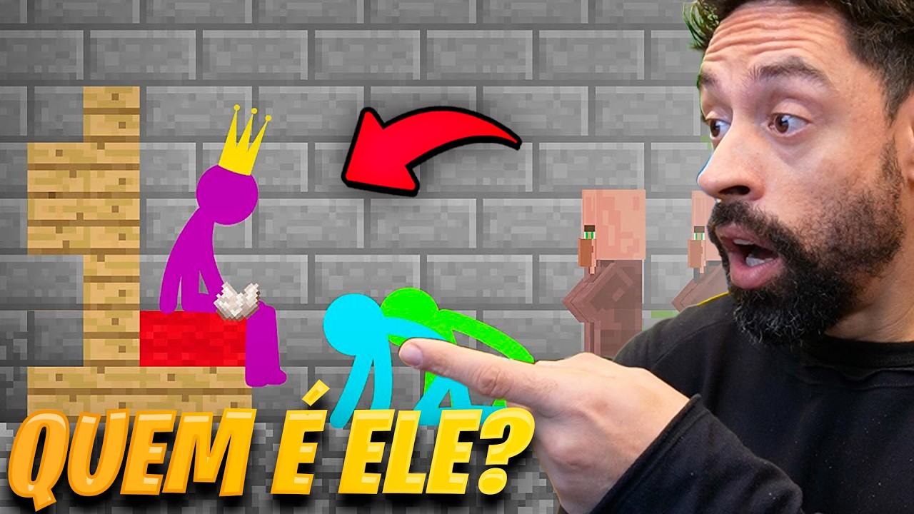 SURGIU UM PERSONAGEM MISTERIOSO EM ANIMATION VS MINCRAFT
