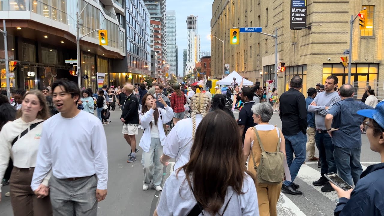 Pride Celebration on Church Street Toronto 2024