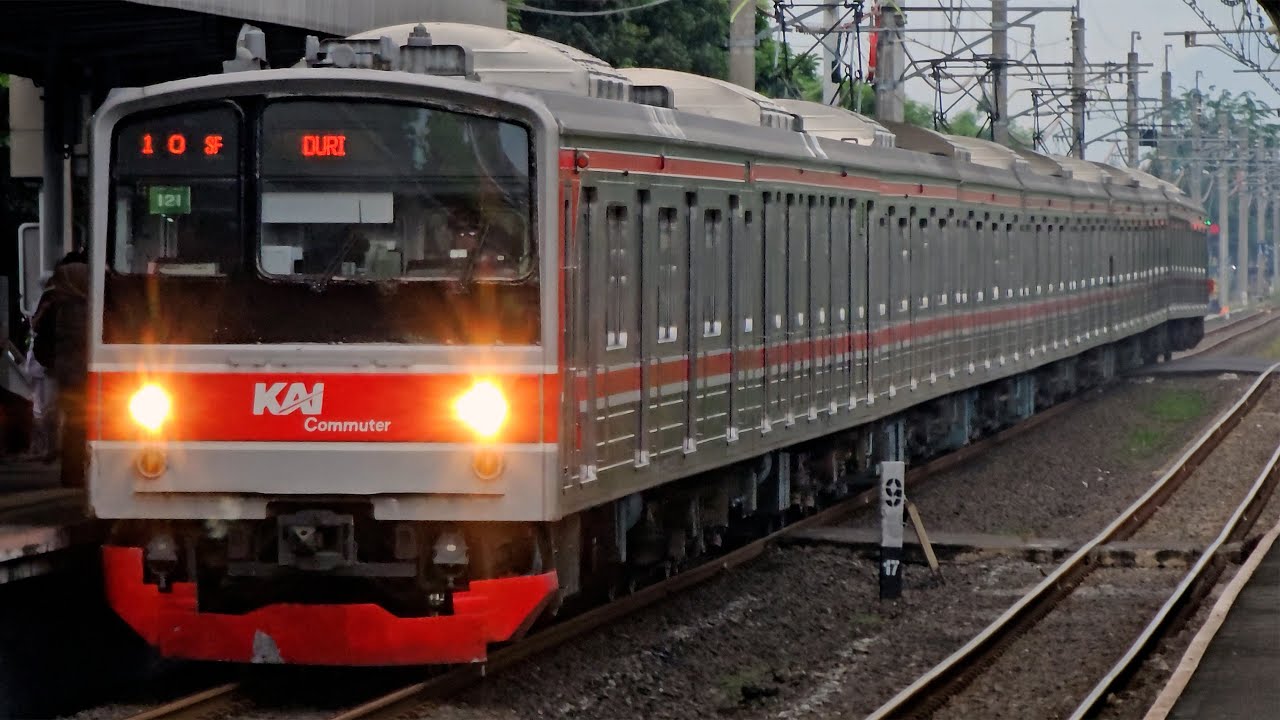 [4K] Stasiun Tanah Tinggi: Kompilasi Kereta JR 205, TM 6000 | KRL Commuter Line (1/3)
