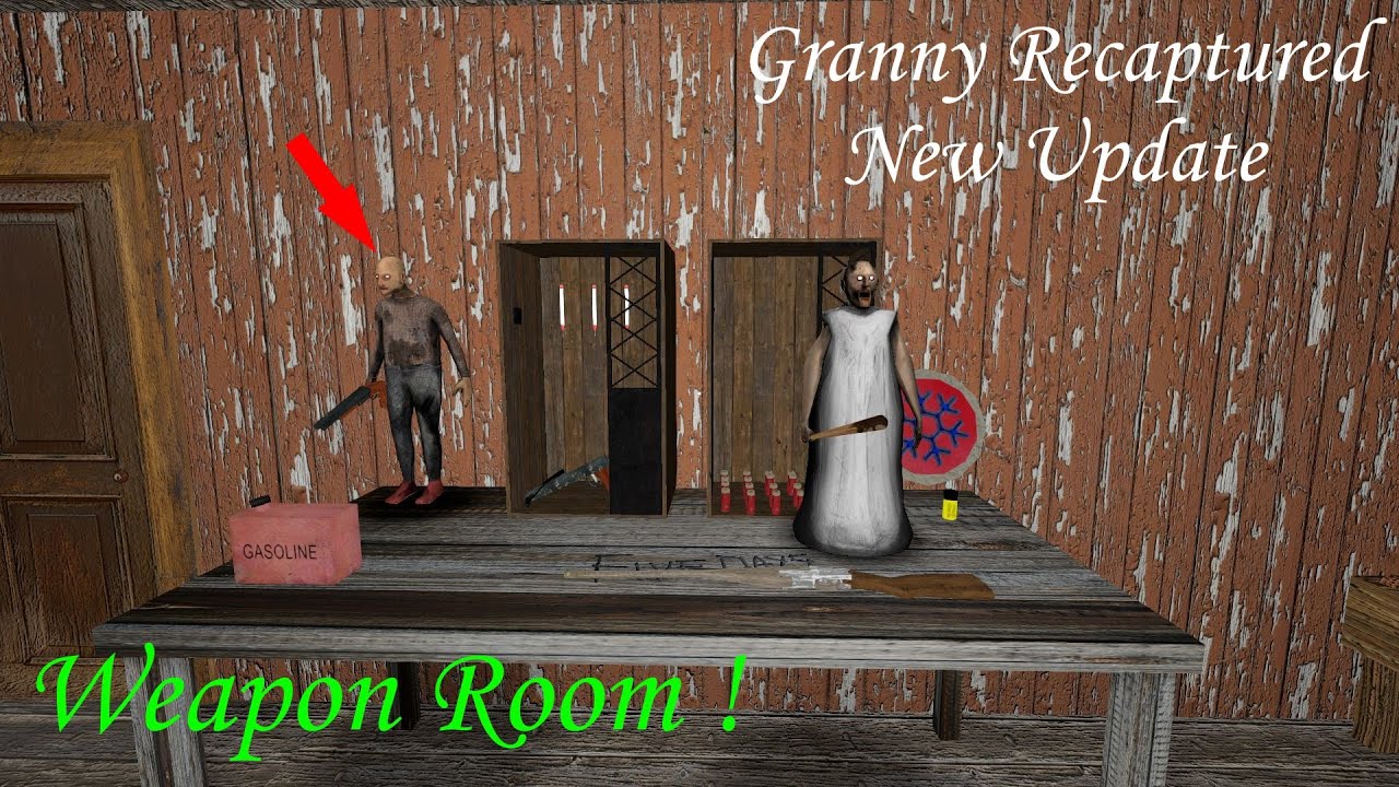Granny Recaptured (PC) v1.1.6 Update - New Feature: Weapon Room (Showcase)