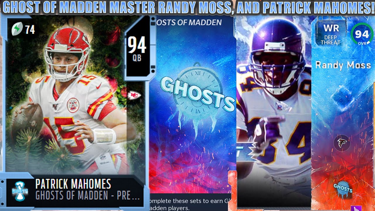 GHOST OF MADDEN MASTER MOSS, AND MAHOMES! GHOST OF MADDEN PAST , PRESENT PREDICTIONS! | MADDEN 21