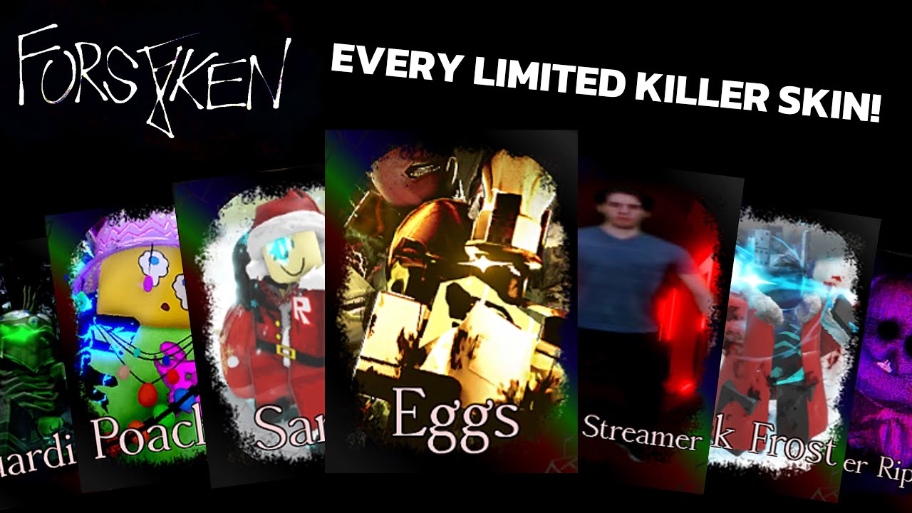 PLAYING EVERY LIMITED KILLER SKIN GAMEPLAY! | Forsaken