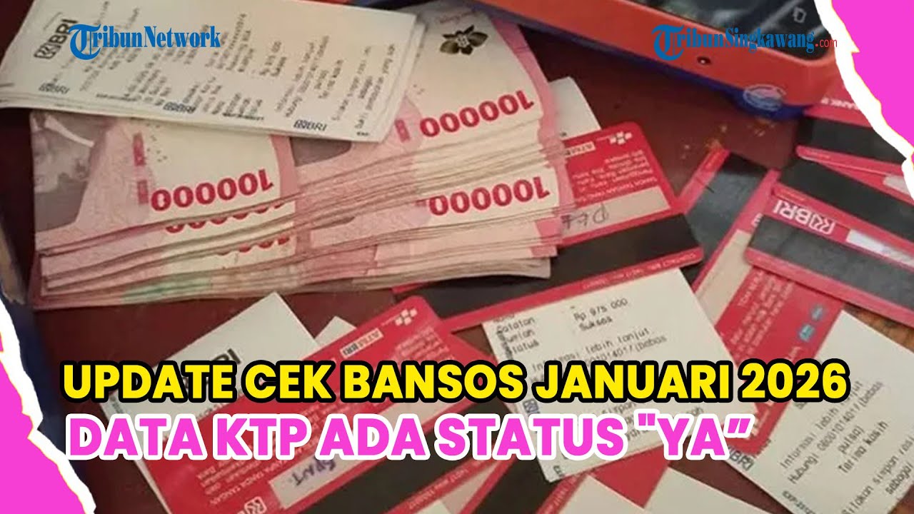 UPDATE CEK BANSOS JANUARI 2026, PAKAI DATA KTP ADA STATUS 