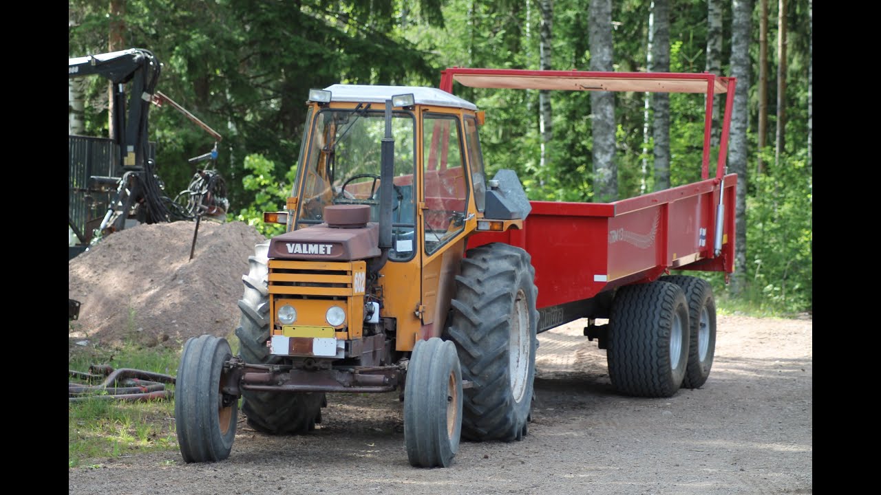 Valmet 602. Talviremontti.