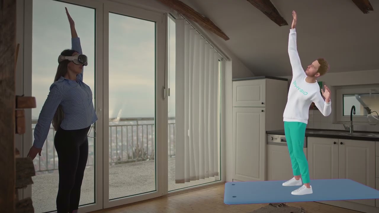 Physio3D on Apple Vision Pro — Mixed Reality Physiotherapy + Real-Time AI Voice