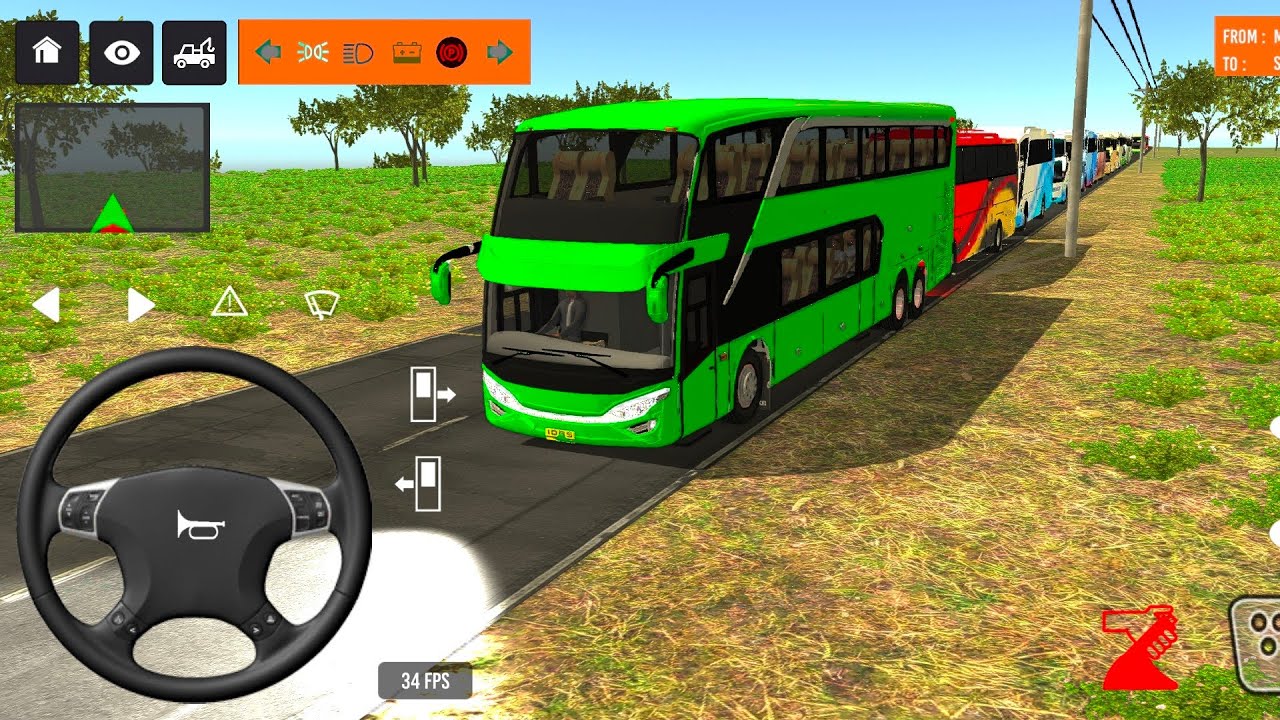 euro coach bus simulator 😭🚌|| new coach bus simulator part- 01 Android gameplay 28