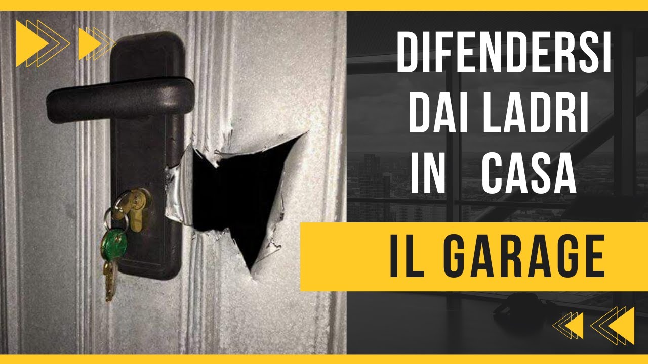 ladri di biciclette  furto in garage. ladri in casa