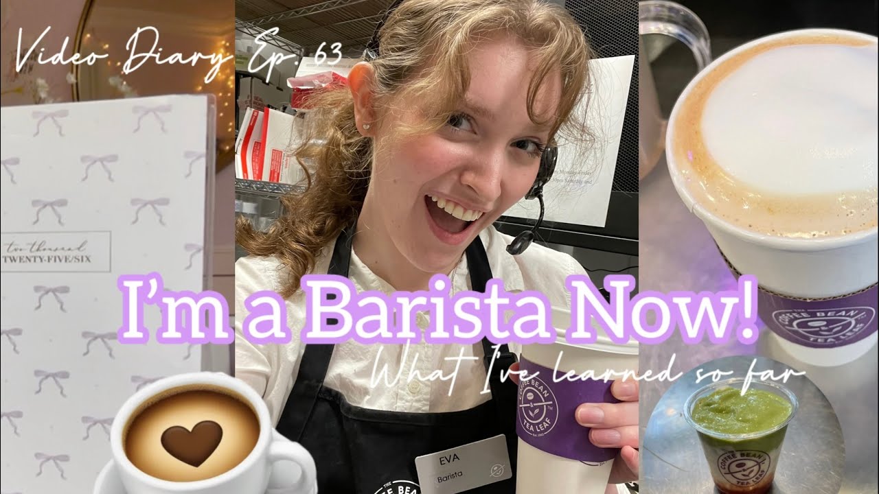 I'm a Barista Now! ☕️✨ | Video Diary Ep. 63