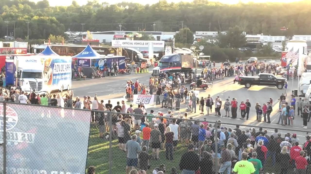 NHMS sprint cup hauler parade