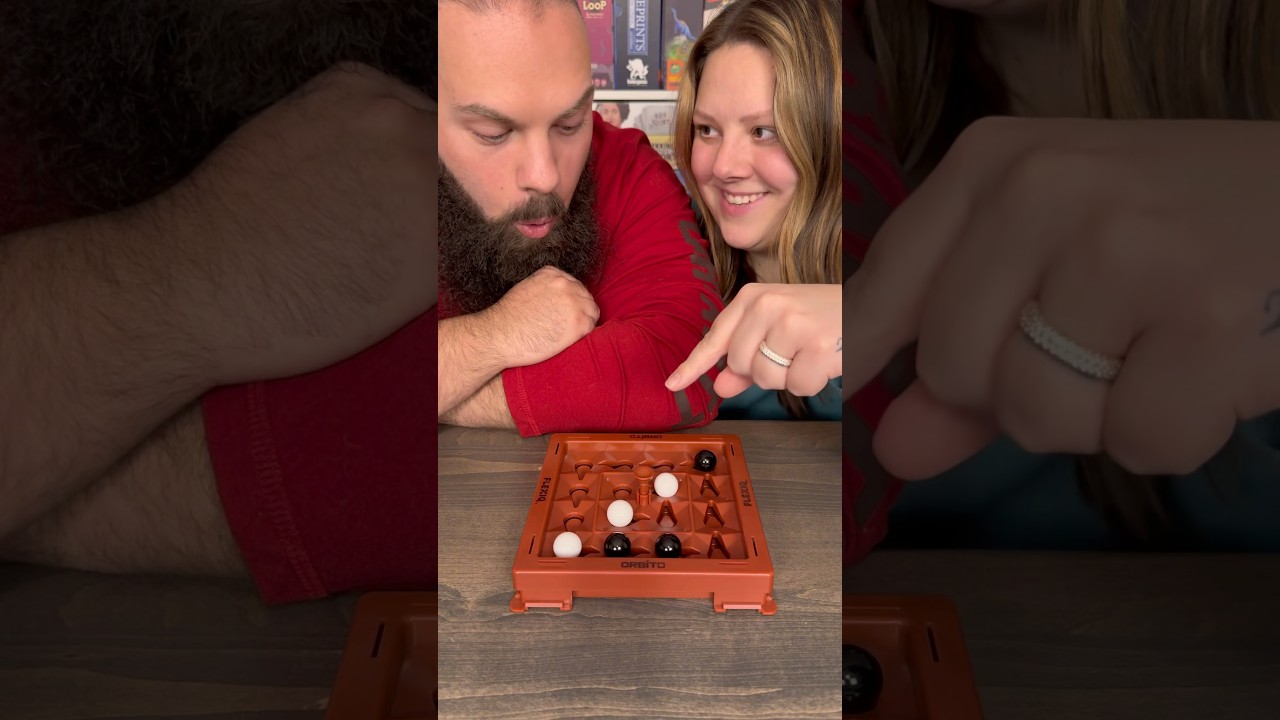A Two Player Strategy Game You Need To Try! Come Play Orbito With Us! #boardgames #couple #fun