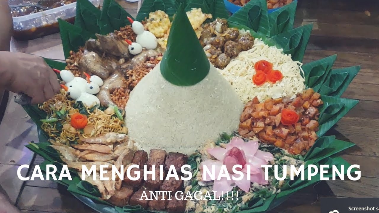 ANTI GAGAL!!! CARA MEMBUAT & MENGHIAS 🔥NASI TUMPENG🔥