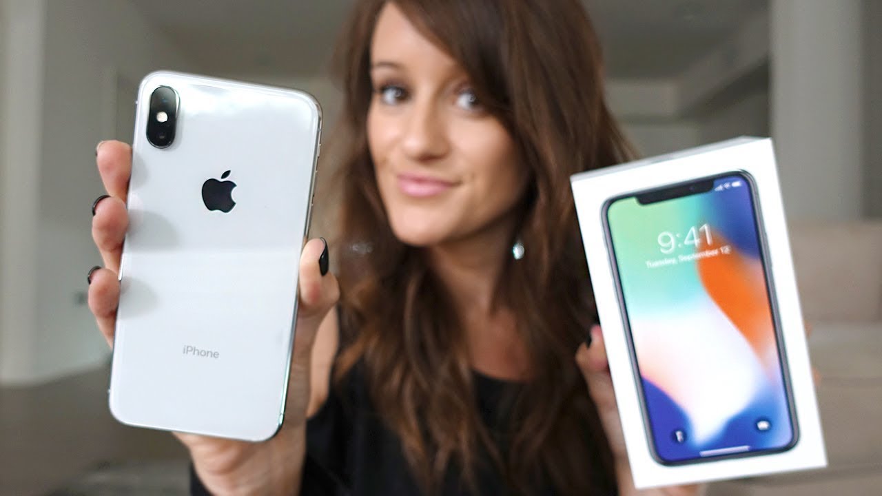 Распаковка iPhone X Silver!