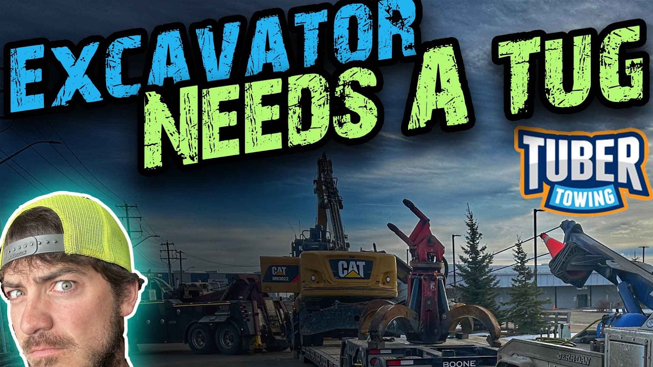 Excavator Down! Heavy Lifting with the 50-Ton & 16-Ton Wreckers