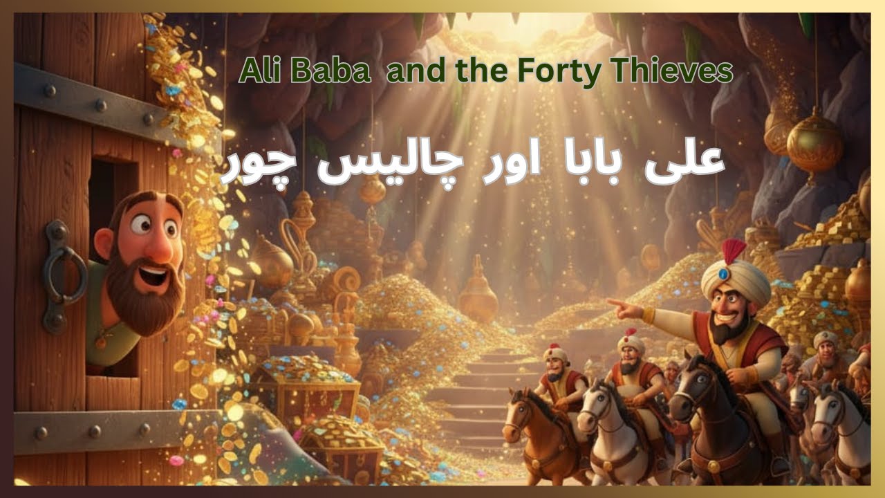 Ali Baba and 40 Thieves Full Story | مرجینہ کی عقلمندی اور چالیس چور | Urdu/Hindi Kahani
