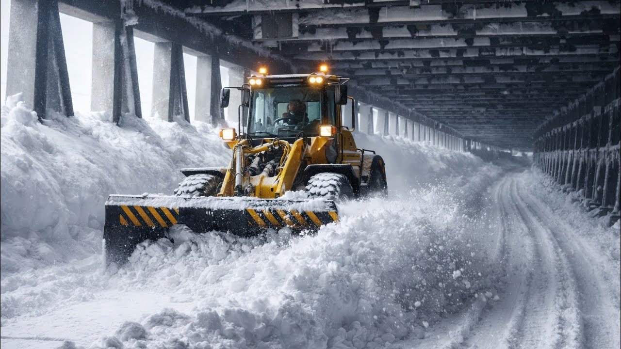 برف باری شدید سالنگ ها  به چهار نیم متر رسید بند شاهراه سالنگ /Heavy snowfall in Salang, Shahra Dam