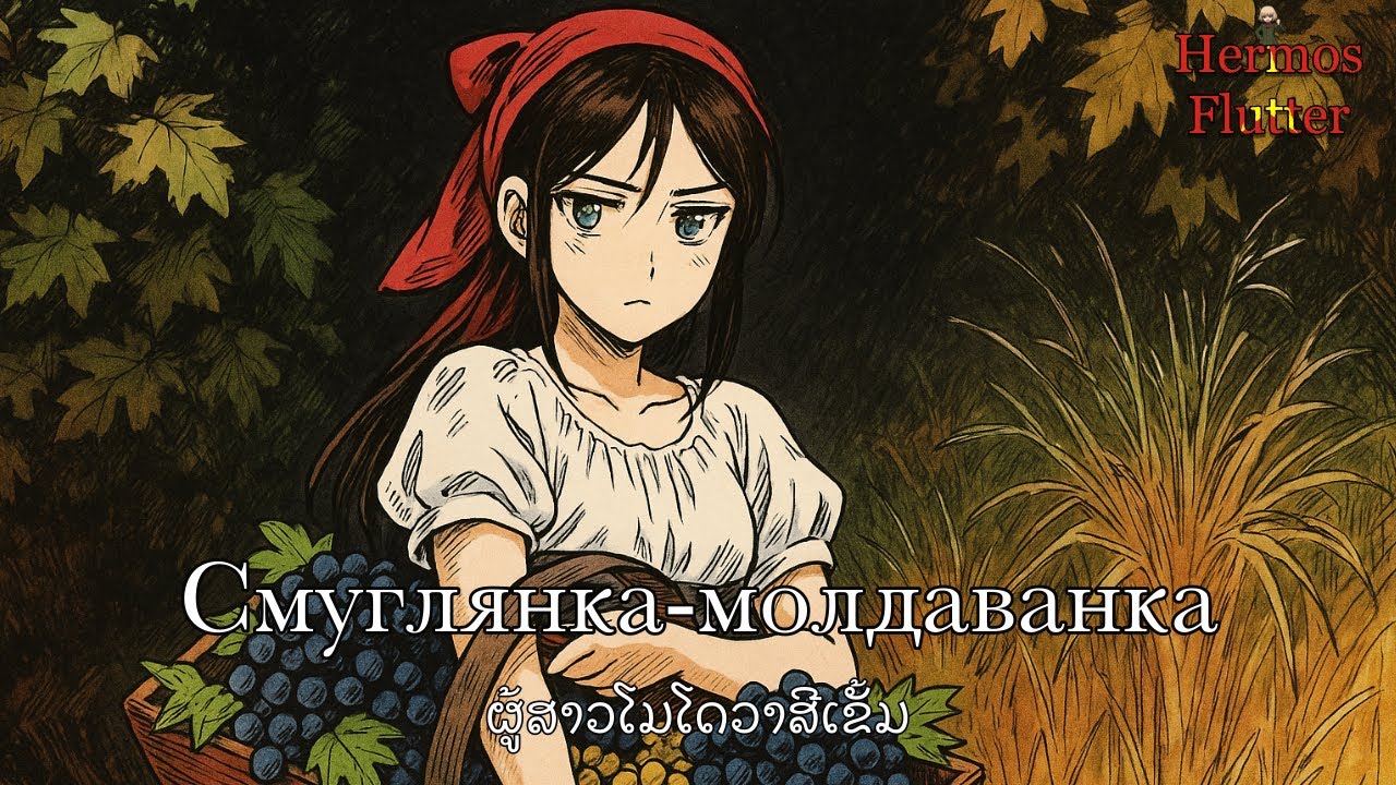 Soviet Patriotic Song - The Dark Moldavian Girl / Смуглянка-молдаванка (Lyrics & Lao Subtitle)