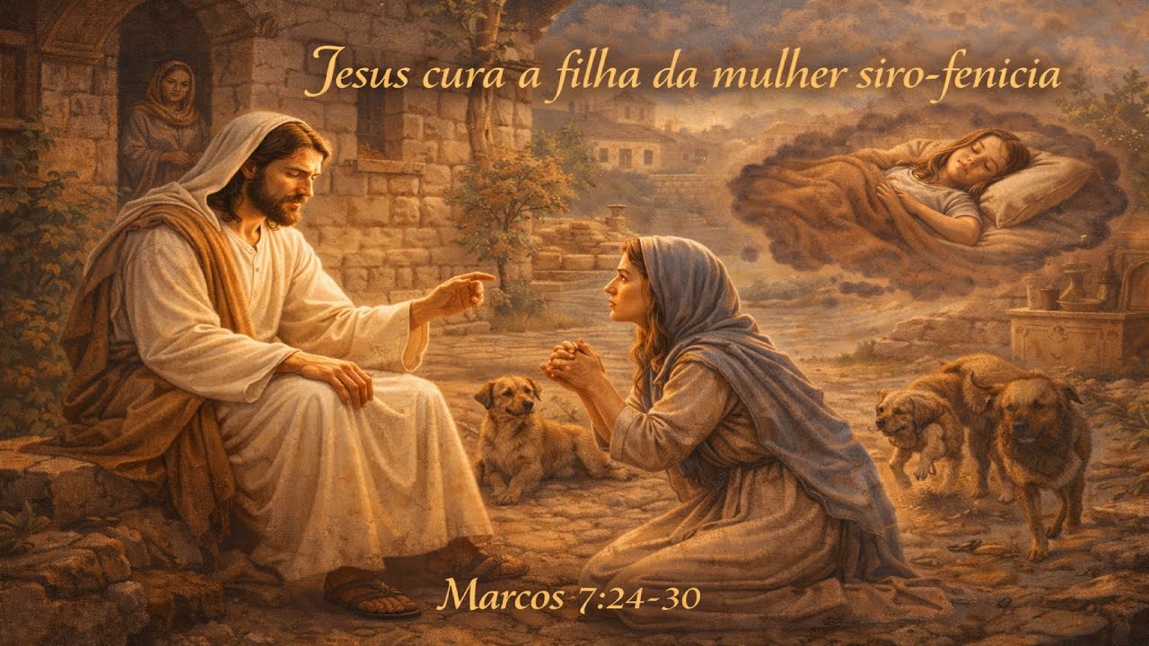 MARCOS 7, 24-30| 12/02/26| EVANGELHO DIÁRIO COM ANA LUIZA