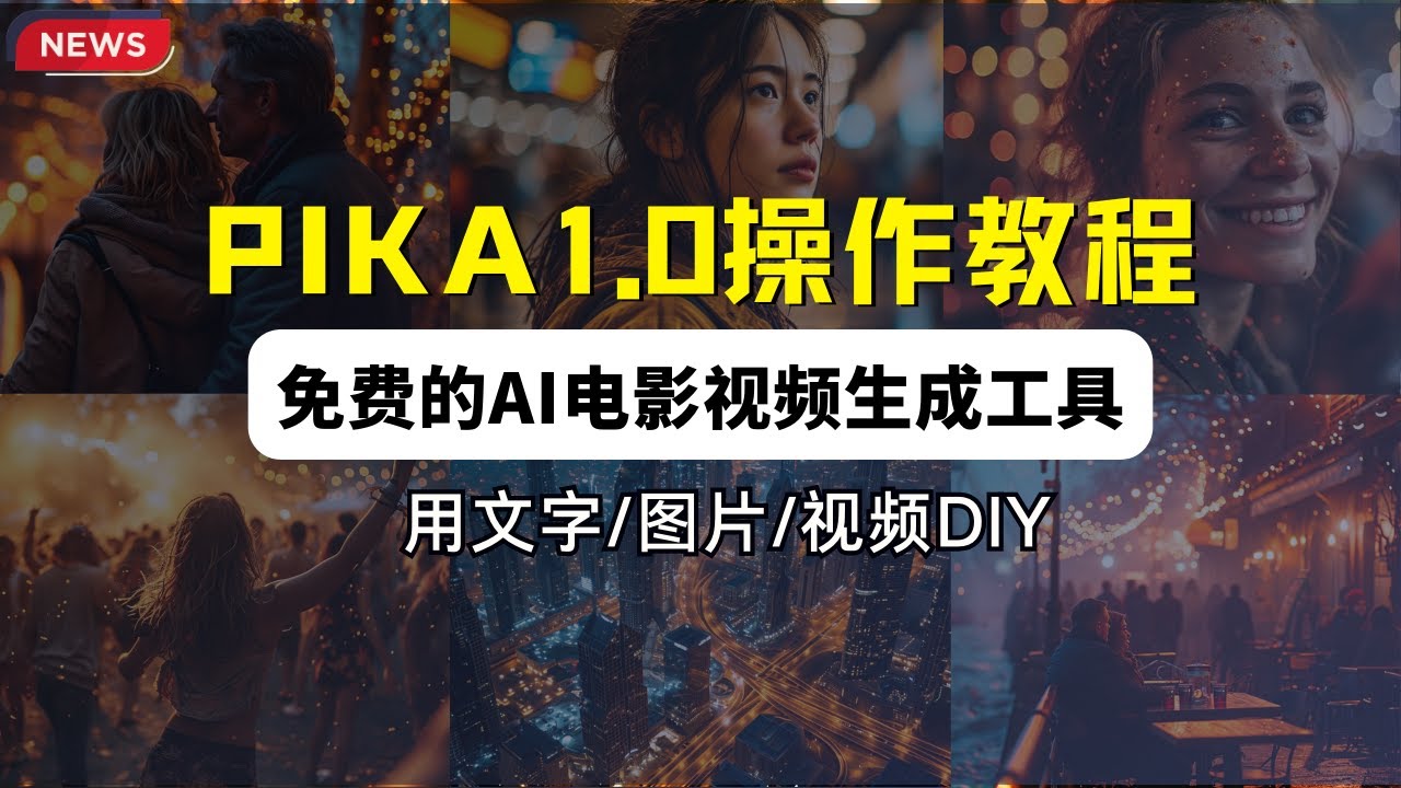 Pika 1.0 詳細零基礎教程指南！免費使用！AI電影和視頻時代你必須瞭解的工具！支持文字轉視頻，圖片轉視頻，視頻轉視頻