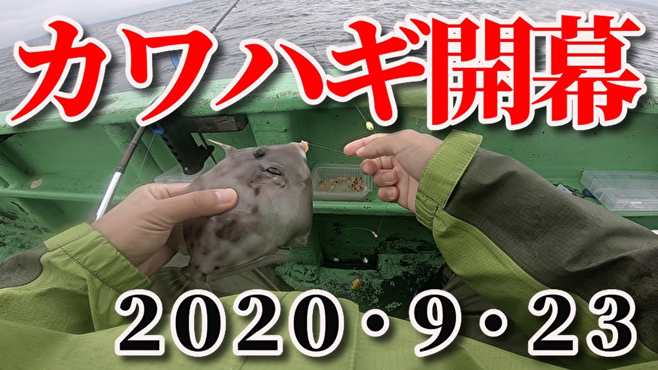２０２０カワハギ釣り開幕戦🎣金沢八景弁天屋