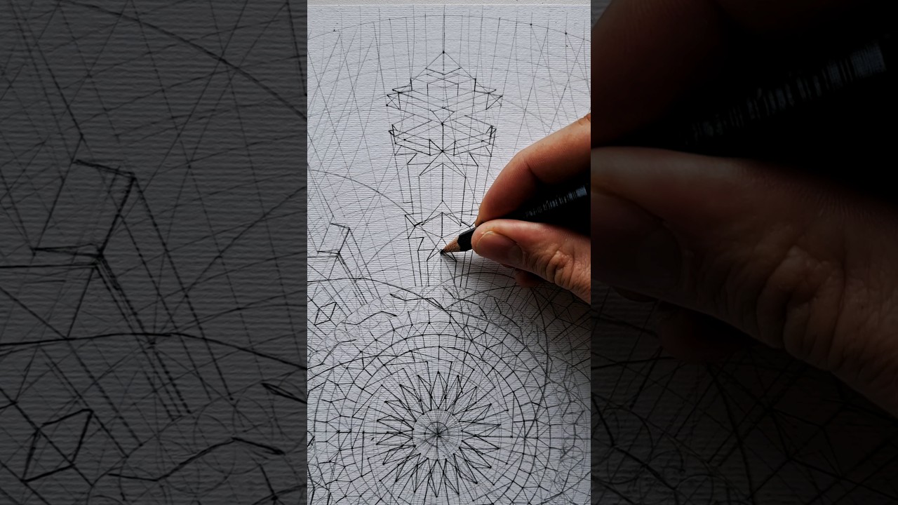 🌀 #sacredgeometry #art #artist #geometry #drawing #draw #mandala #mandalaart #artwork #czech #zen