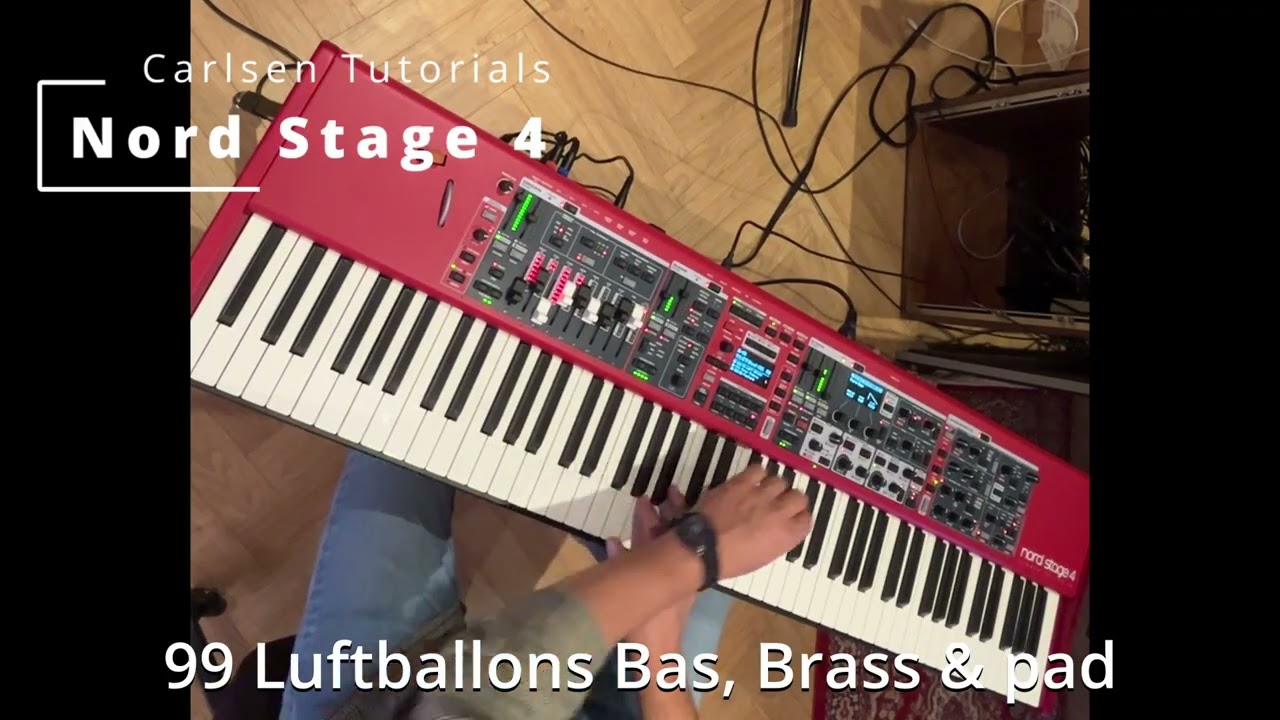 99 Luftballons Sound demo - Nord Stage 4