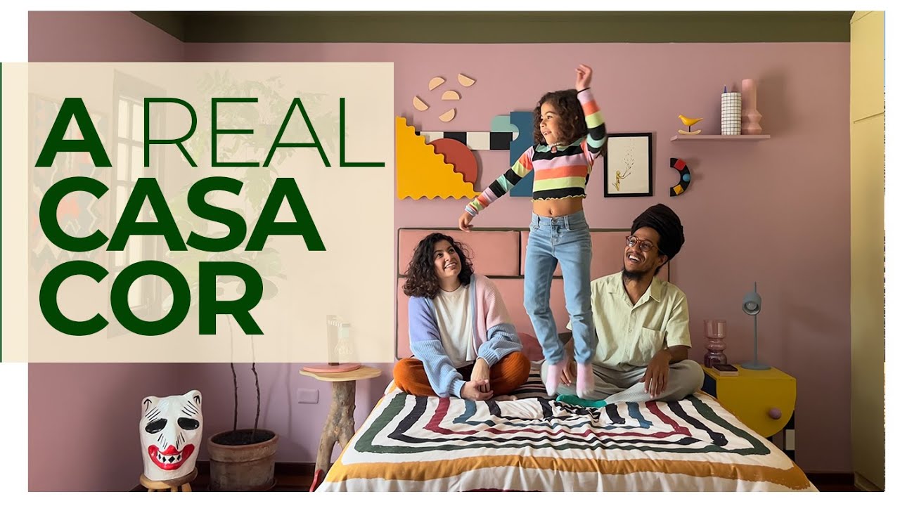 A VERDADEIRA CASA COR! OLHA SÓ COMO ELES USARAM AS CORES DE FORMA ARTÍSTICA E INUSITADA NA DECORAÇÃO